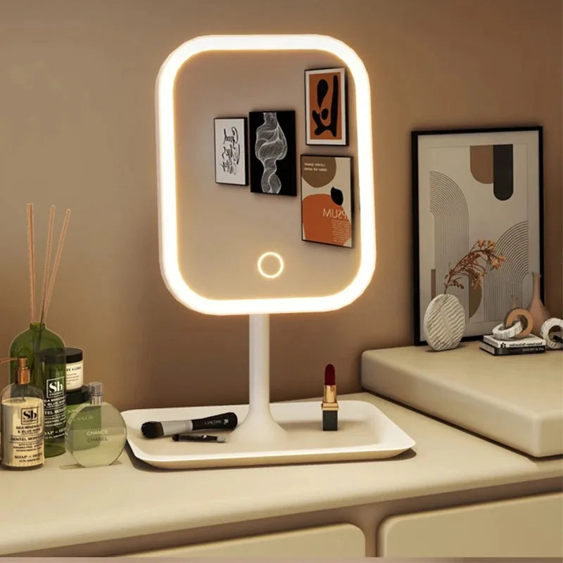 Touch LED Makeup Mirror